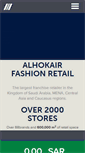 Mobile Screenshot of fawazalhokairfashion.com