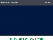 Tablet Screenshot of fawazalhokairfashion.com
